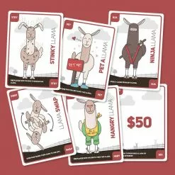(Unknown) Board Games Dueling Llamas