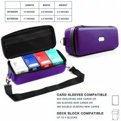 Board Game Bags Quiver Time - Bolt Card Case (Violet)