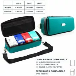 Board Game Bags Quiver Time - Bolt Card Case (Teal)