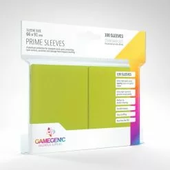 Jun 20-26, 2022 Gamegenic - Prime Sleeves - Lime (100ct)